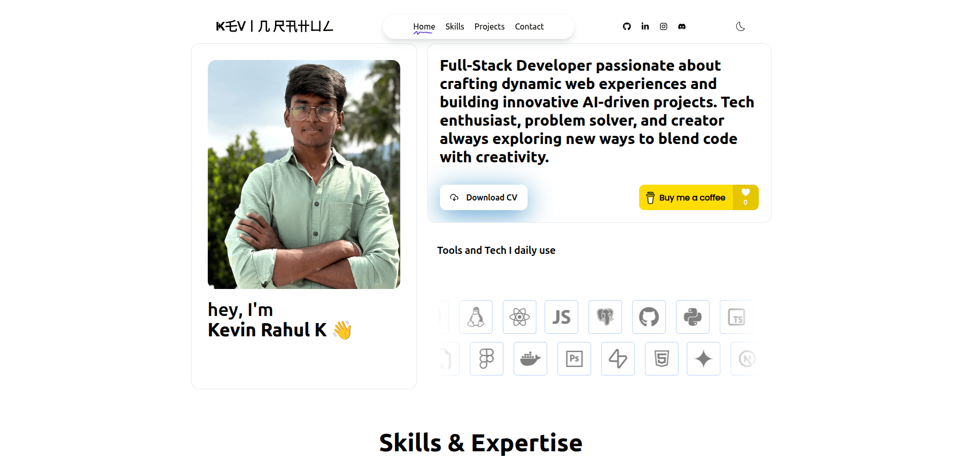 Personal Protfolio Website